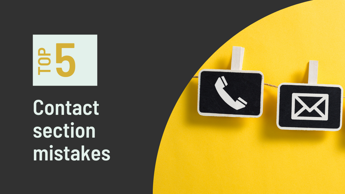 top 5 contact section mistakes blog post